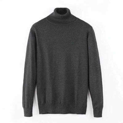 Brand Men's Cashmere Sweater Autumn Winter Soft Warm Knitted Pullover Turtleneck Knitted Sweater High Quality With Embroidery