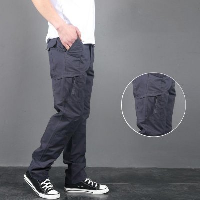 New 2020 Men Cargo Pants Multi Pockets Military Tactical Pants Men Outwear Streetwear Army Straight Slacks Casual Long Trousers