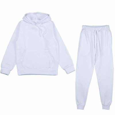 Men's Women's Hoodie + Pants Jogging Sweatpants Suit Winter Fleece Jogging Sports Suit Sweatshirt Pullover Fashion